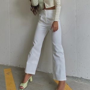 PRINCESS POLLY WHITE PANTS